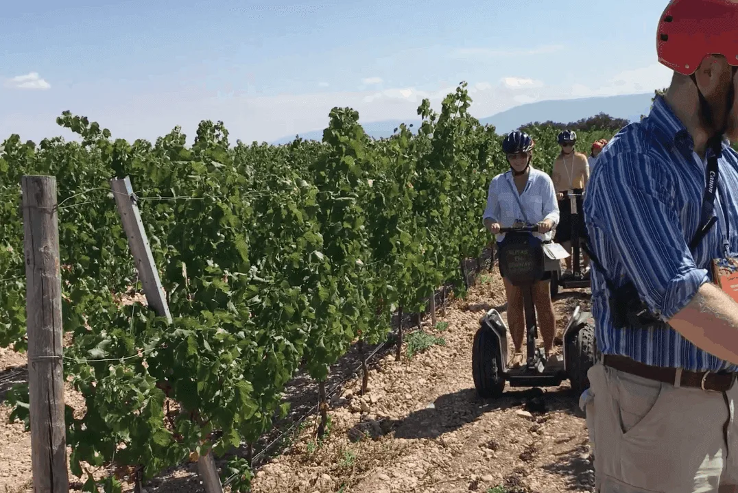 enoturismo segway