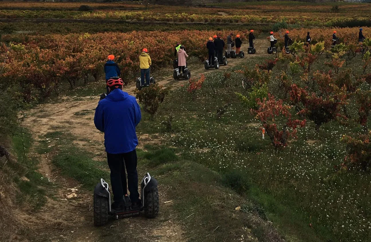 enoturismo segway