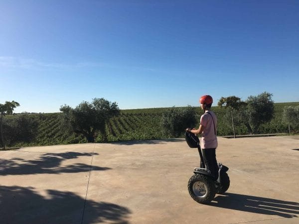 enoturismo segway