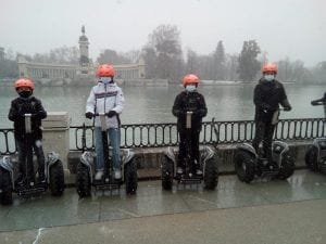 Segway con nieve