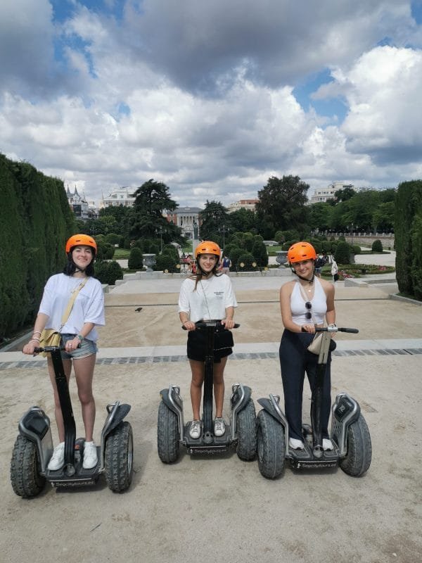 El parque del retiro en segway