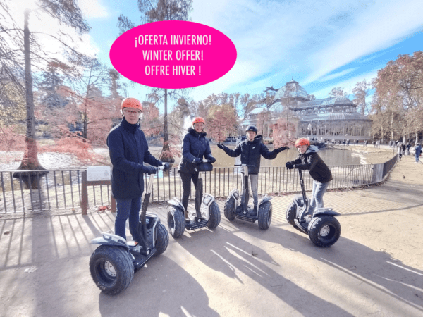 Segway Parque del Retiro - 1 hr . TOUR PRIVADO - OFERTA INVIERNO