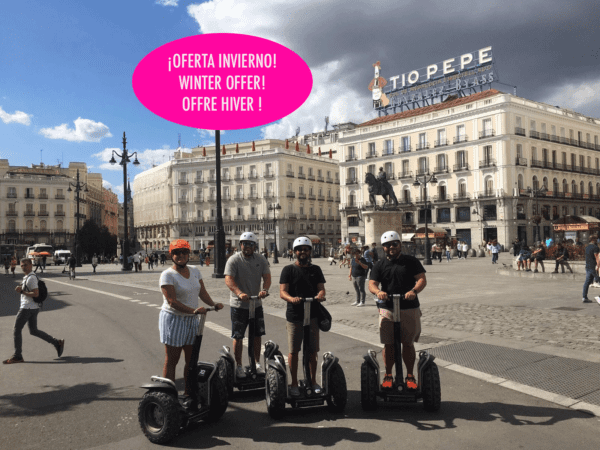 Segway Madrid Histórico 90 min. TOUR PRIVADO - OFERTA INVIERNO