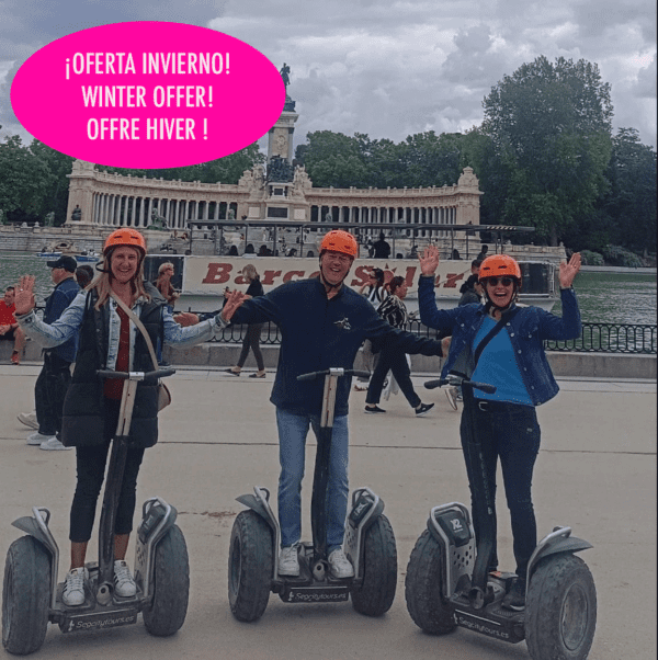 Segway Tour Privado Parque el Retiro 120 minutos (2 hrs) - OFERTA INVIERNO